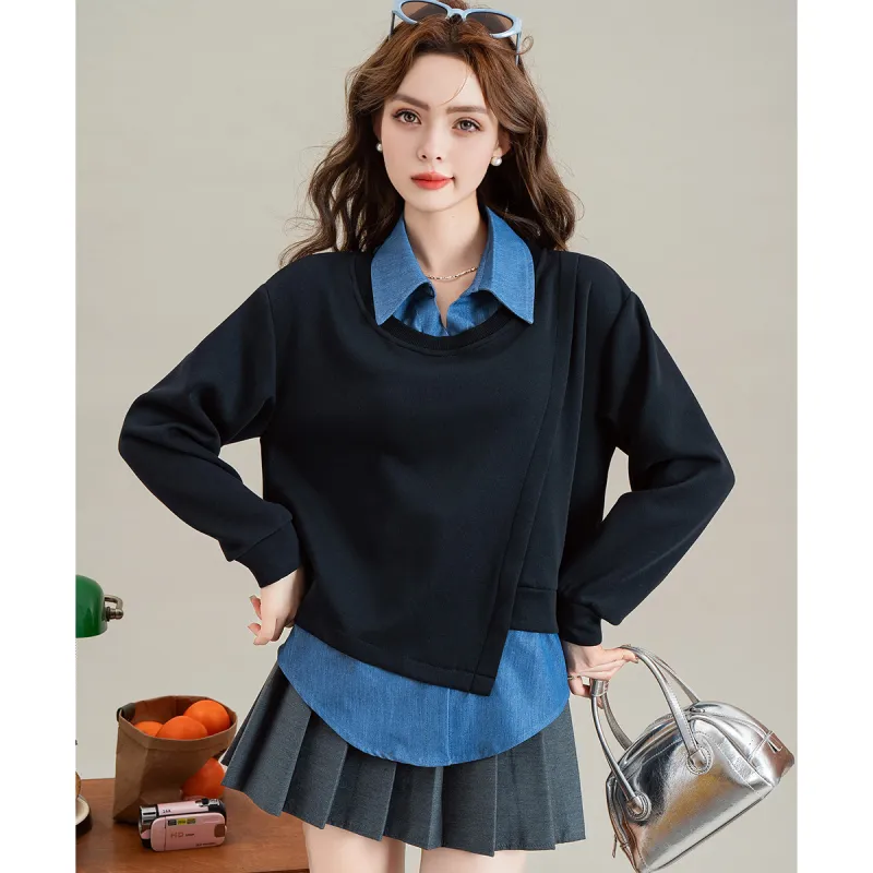FAWENXIANGZI Sweatshirt Women's-5