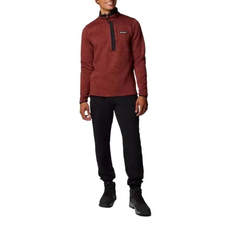 Columbia Sweater Weather Sweatshirt Men's Burgundy-3