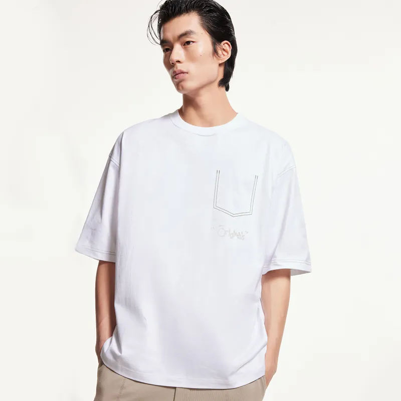 JACK JONES· T Shirt Men's A06 Raw White-4