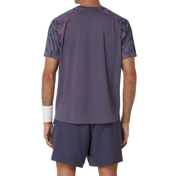 Asics ACTIMOTION™ T Shirt Men's Gray Purple-1
