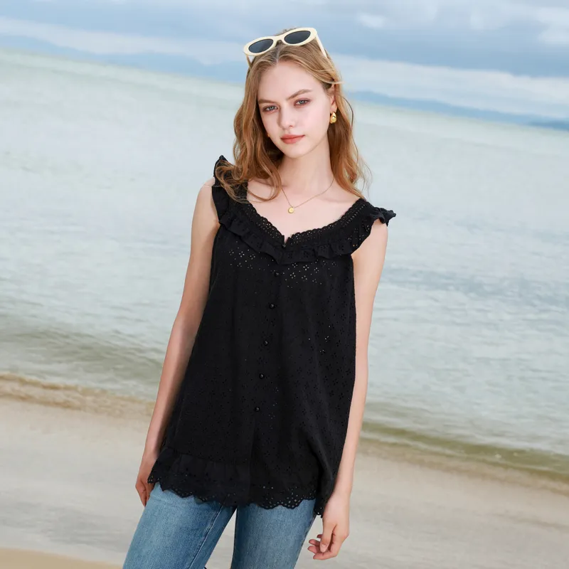 3COLOUR Shirt Women's Classic Black-5