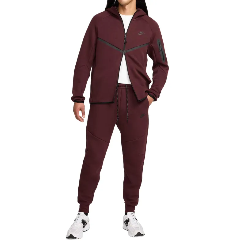 Nike Knitted Sweatpants Men Deep Red-2