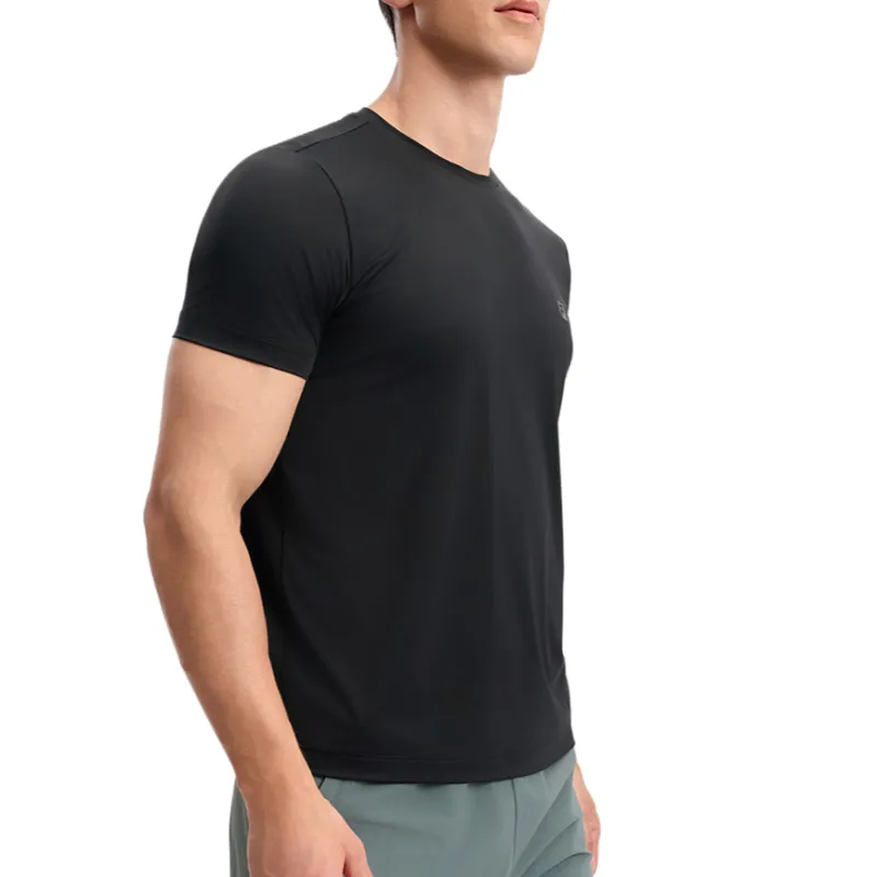 FILA Fitness T Shirts Men Pitch Black-4