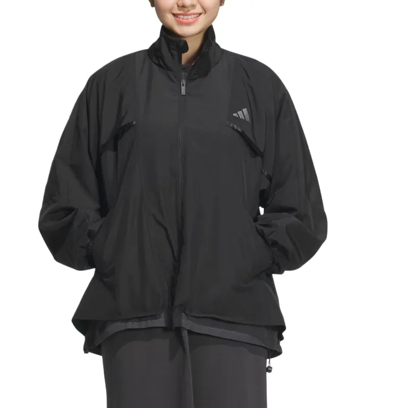Adidas WaterproofFleece Jacket Women's Black-1