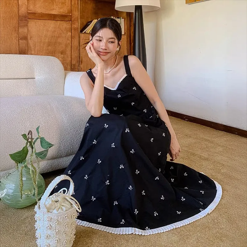BEAUTIFUL CONFESSION Slip Dress Women's Black-4