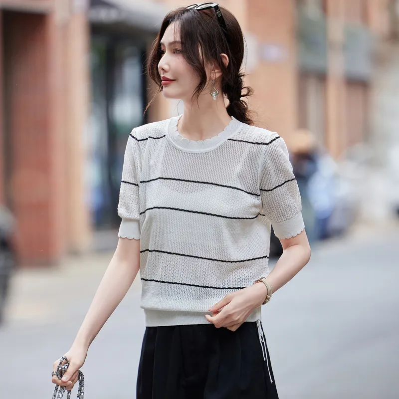 TERRE BLEUE Summer Knitwear Women's-3