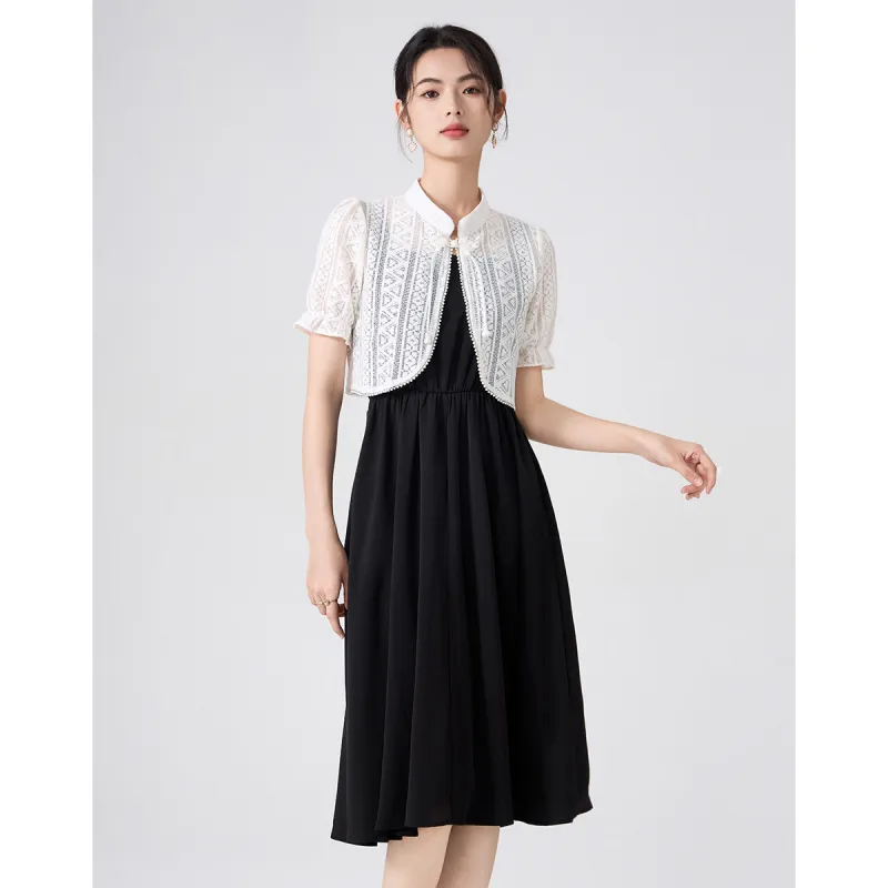 Love Elaine Skirt Set Women's Black-4