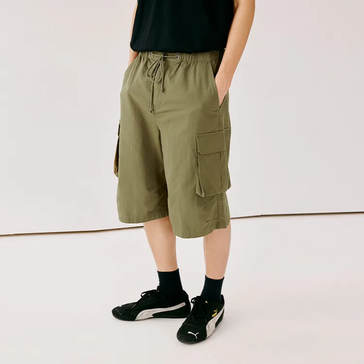 PSO Brand Cargo Shorts Unisex-6