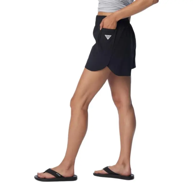 Columbia PFG Tidal Light Omni-Shade™ Omni-Wick™ Casual Shorts Women's Black-2