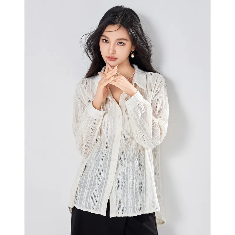 Love Elaine Shirt Women's White-3