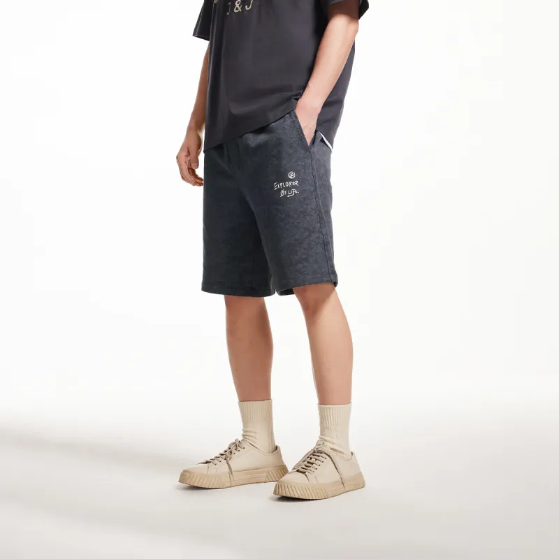 JACK&JONES Casual Shorts Men E44 Black Sand Color-2