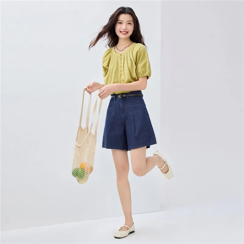 UNIQLO Denim Shorts Women's-11