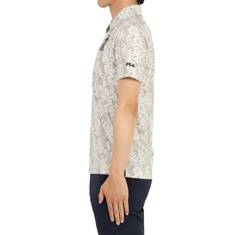 FILA TS Gala Polo Shirt Men's Ecru-3