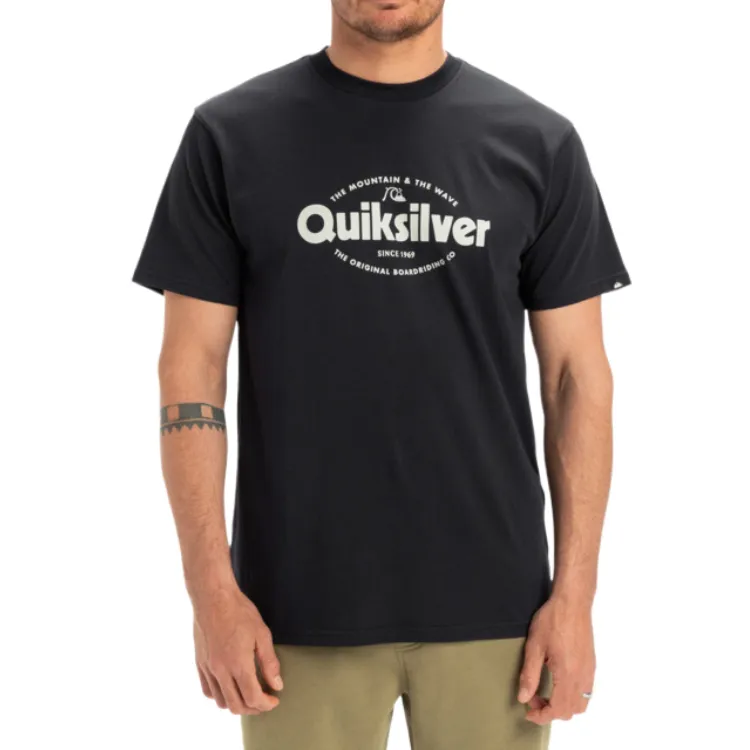 Quiksilver T Shirt Men's Dark Marine Blue-2