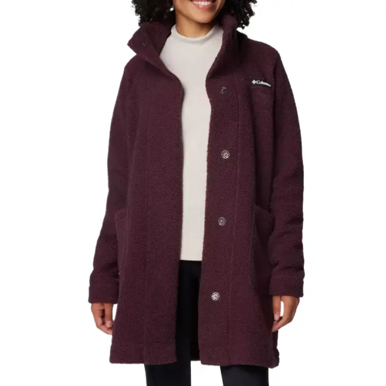 Columbia Panorama Velvet feel Coat Women's Brown-1