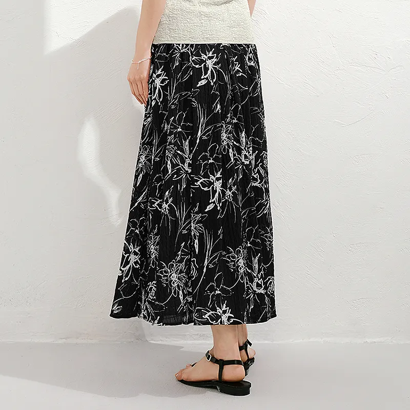 JZ. ANNAKRO Casual Long Skirt Women's-3
