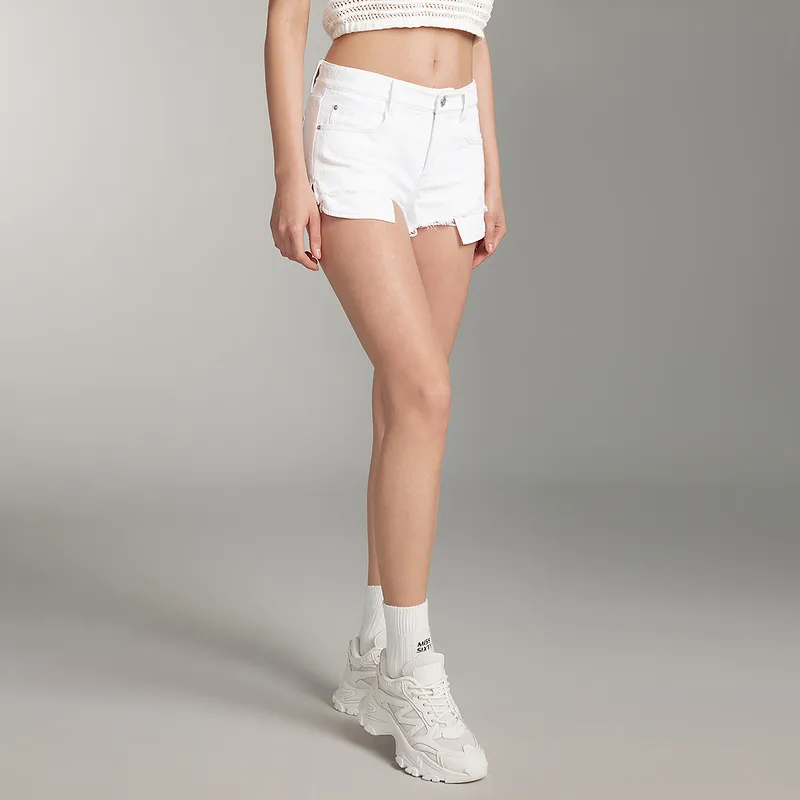 Miss Sixty Denim Shorts Women's White-3