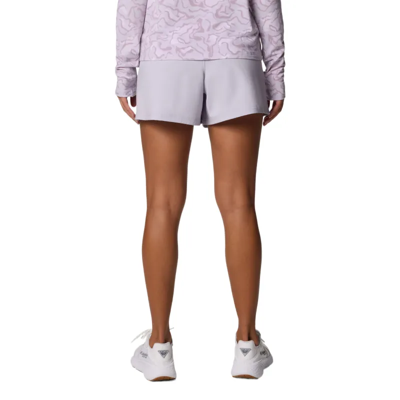 Columbia PFG Uncharted Casual Shorts Women's Light Purple-1