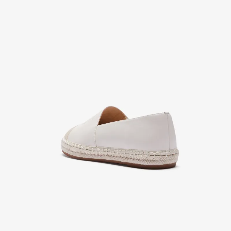 LE SAUNDA Espadrilles Women's Almond White/Sun Tanned Brown-6
