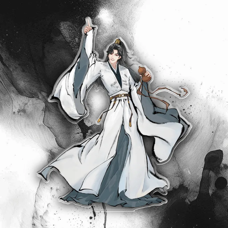 TENGXUNSHIPINCAOCHANGDI Joy Of Life Season 2 Character Merch, Ink Wash Quicksand Acrylic Stands-1