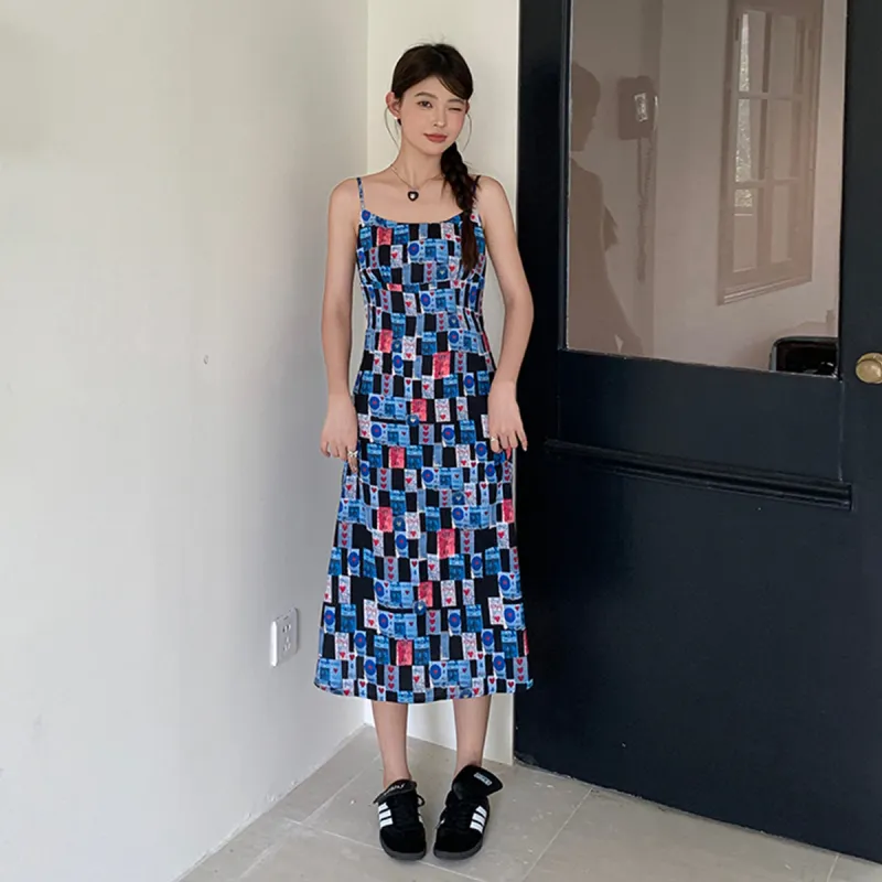 Like The Age Of Water Slip Dress Women's Multicolor-2