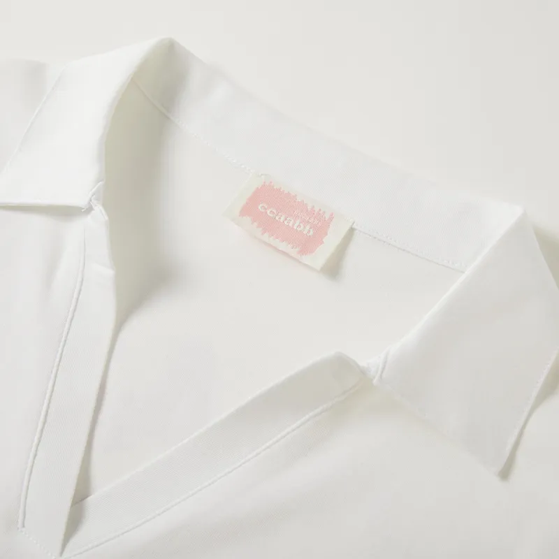 CCAABB Polo Shirts Women's WHX/White-4