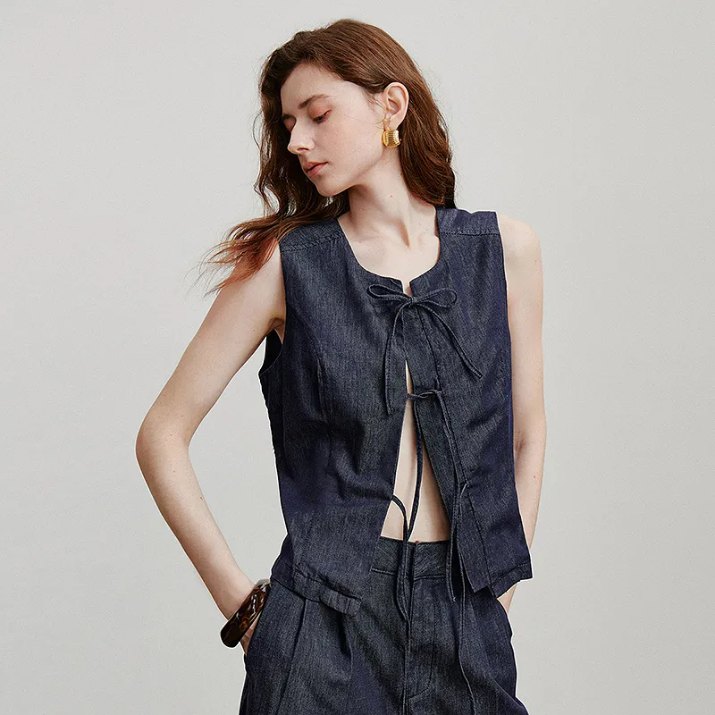 Initial language Shirts Women's Denim Original-1