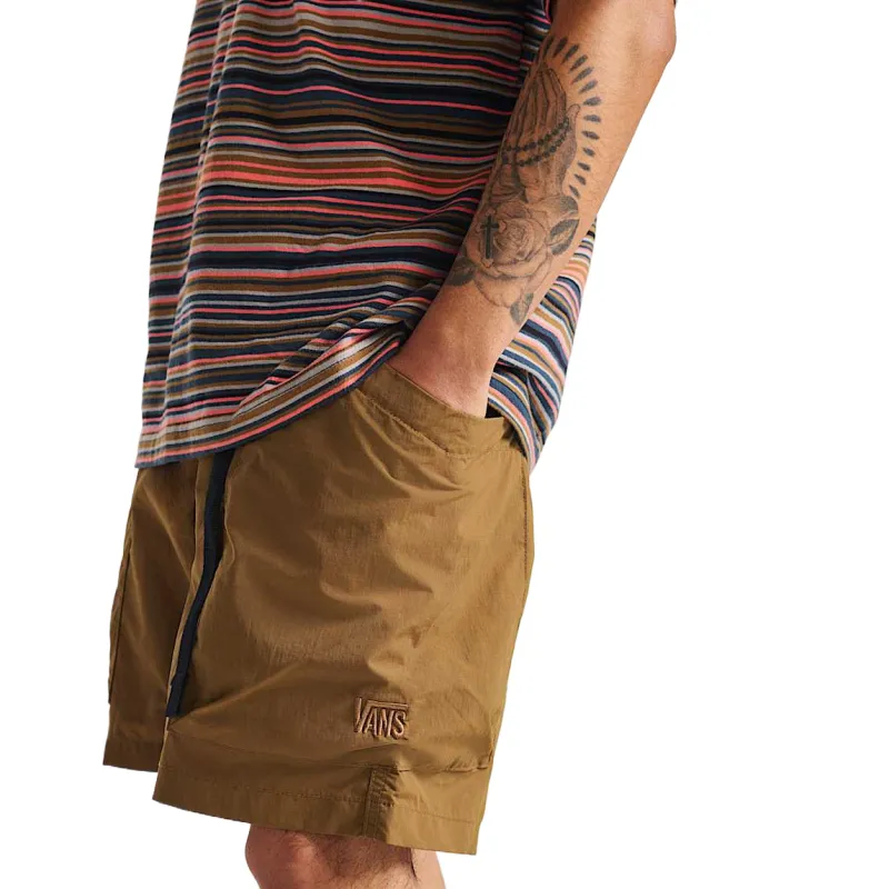 Vans Casual Shorts Men Brown-2