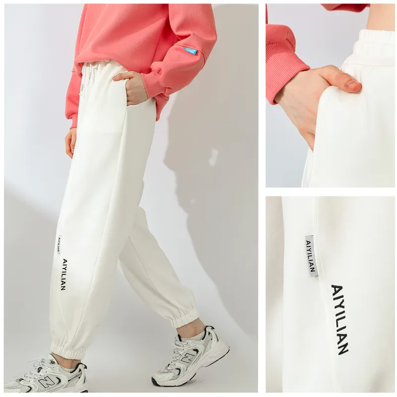 Love Elaine Casual Pants Women's White-1