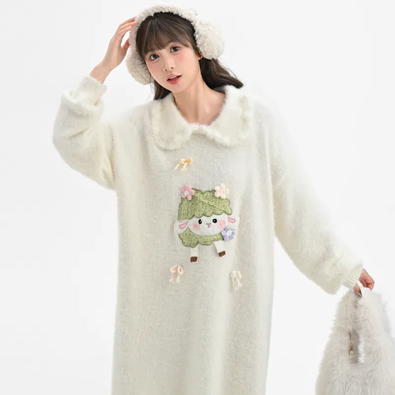 SNBL Long Sleeved Dresses Women's White-3