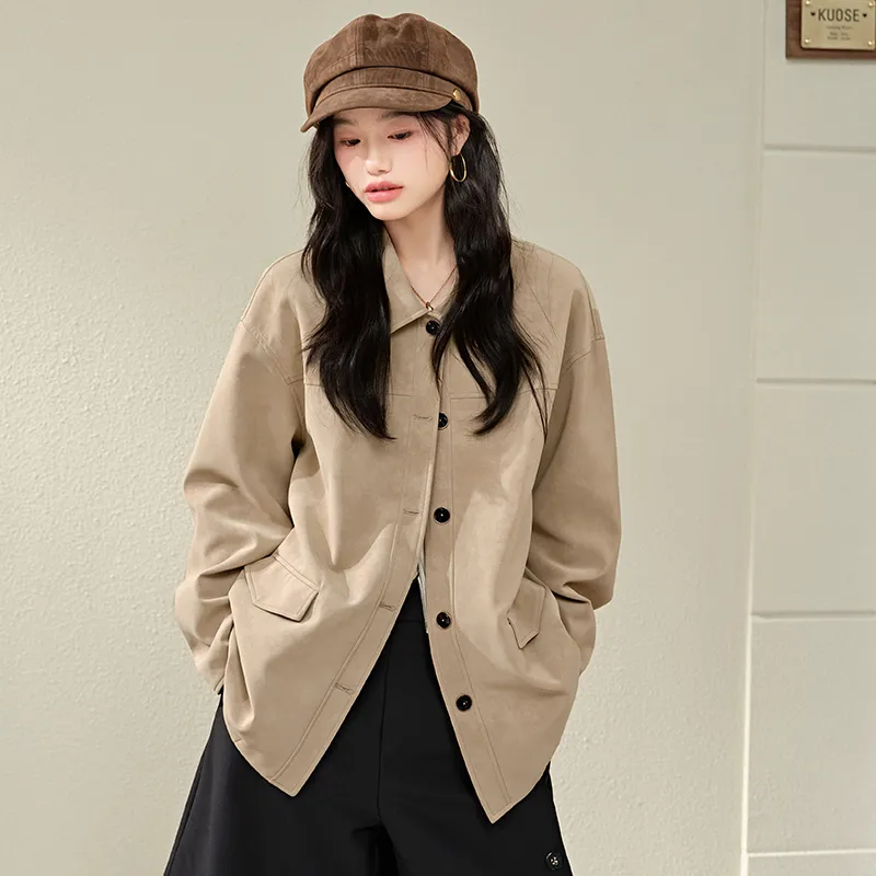 KUOSE Leather Jackets Women's-4