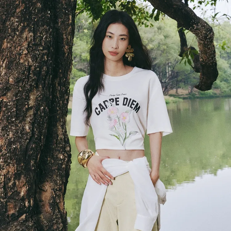 PEACEBIRD T Shirts Women's-27