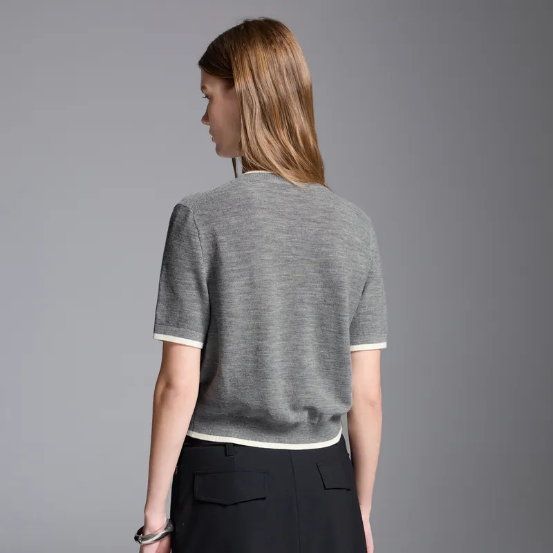 3COLOUR Knitwear Women's Heather Gray-5