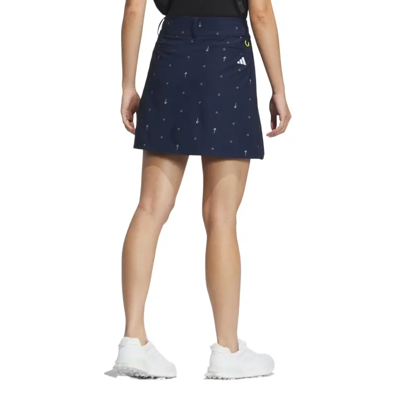 Adidas Casual Short Skirts Women's Collegiate Marine Blue-2