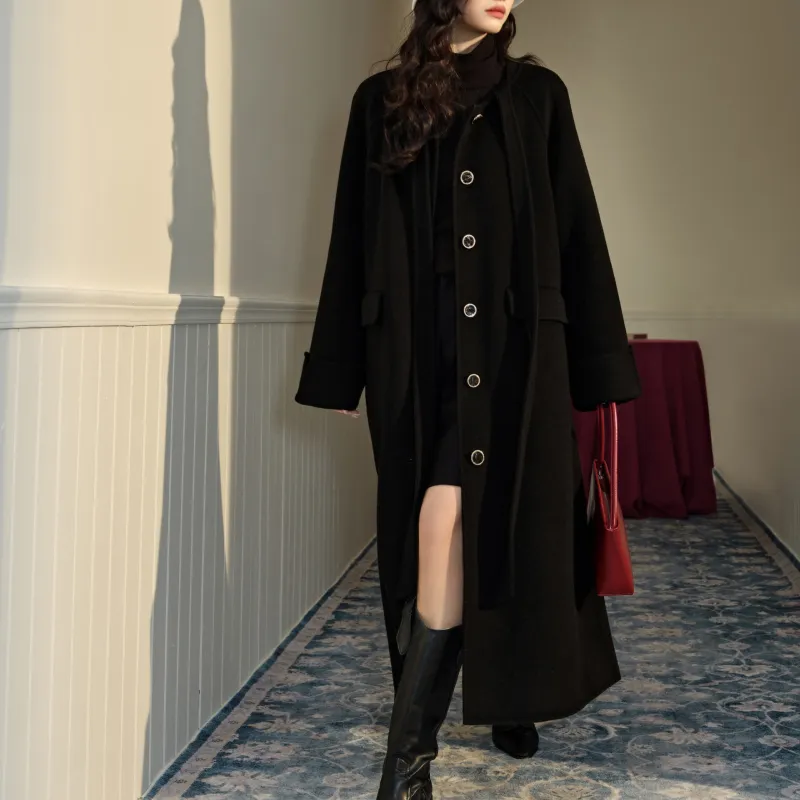 KUOSE Coats Women's Black-2