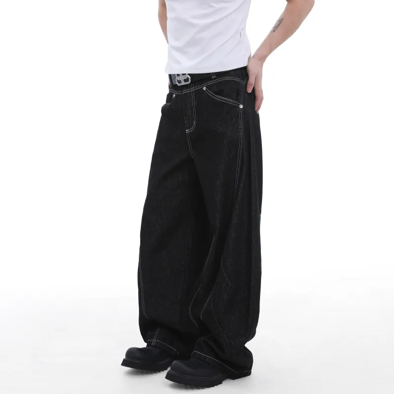 CUWU Jeans Unisex Black-3