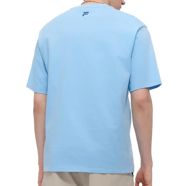 FILA FUSION FOB Collection FUSION LIFE T Shirt Unisex Sky Blue LB-3