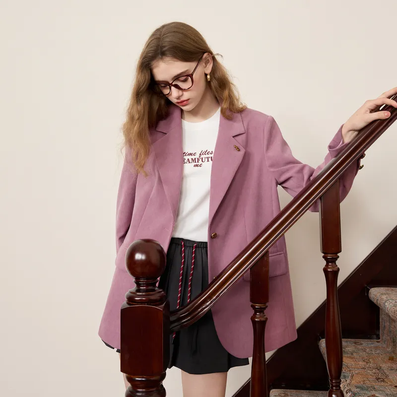 3COLOUR Business Suit Women's Cherry Blossom Pink-6