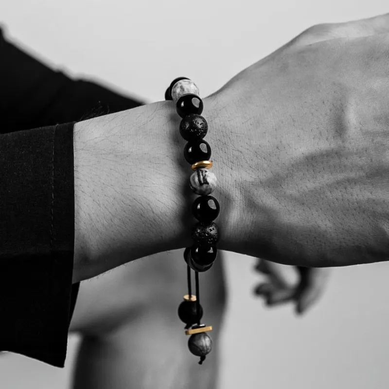 CRUISO Volcanic Stone Bracelets Unisex-4