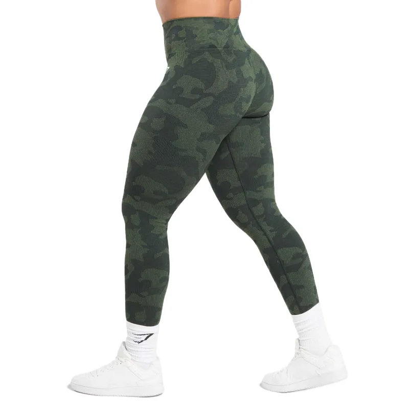 GYMSHARK Yoga Pants Women's Green-2