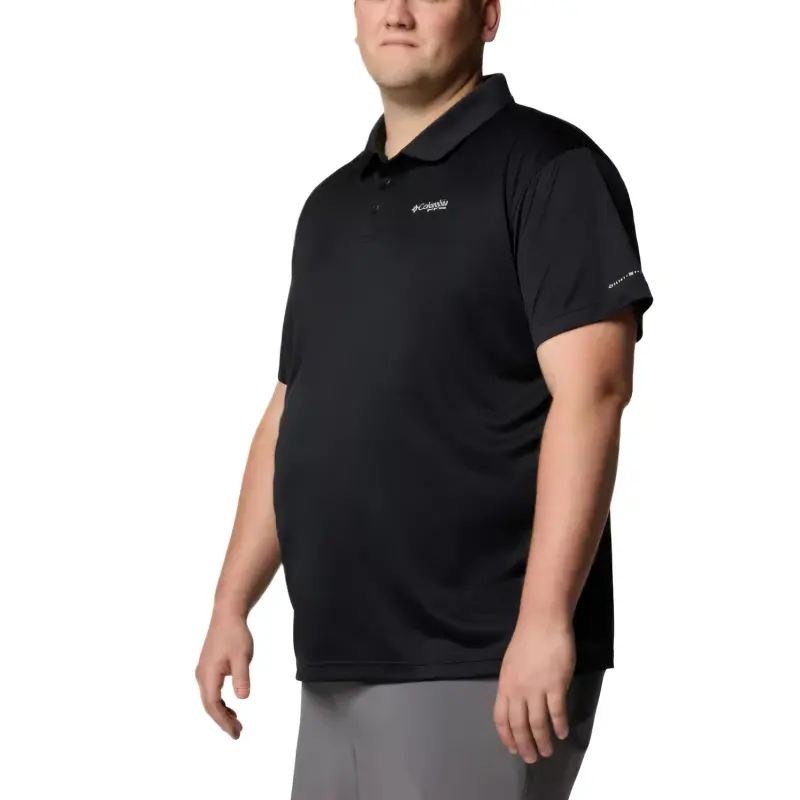 Columbia PFG Solar Stream Polo Shirt Men's Black-2