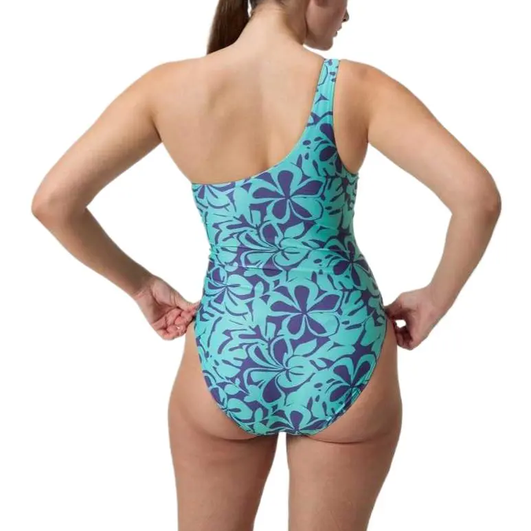 Speedo Endurabrite One piece Swimsuit Women's Blue/Green-6