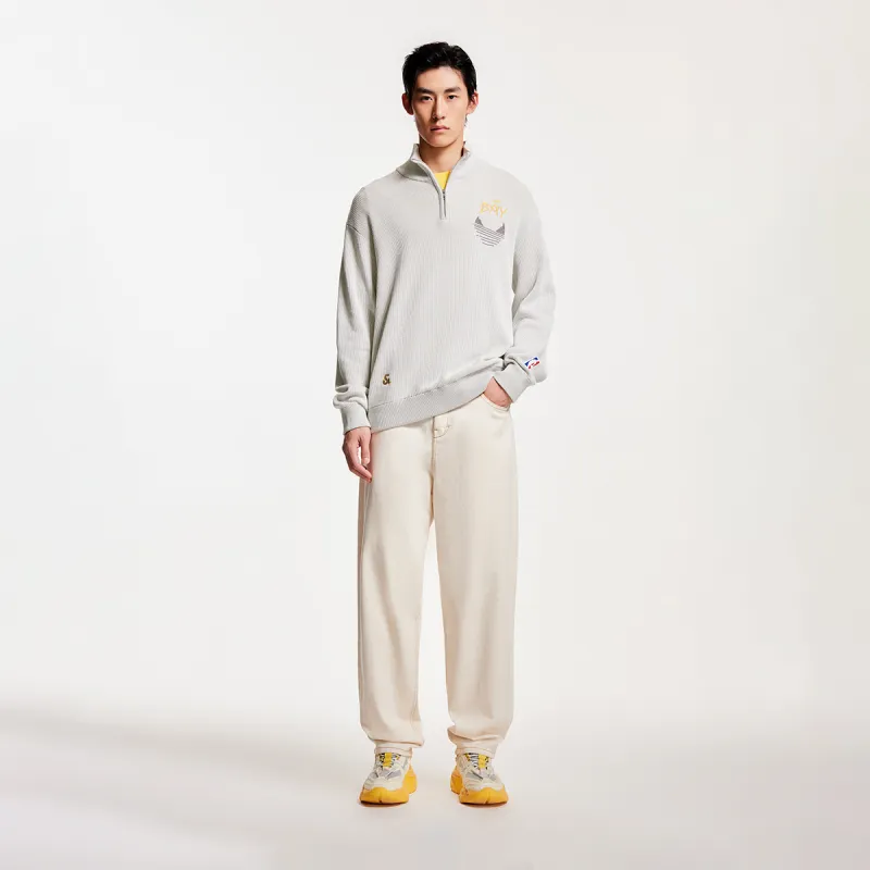 JACK JONES· x NBA Long Sleeved Knitwear Men's Milk White-6