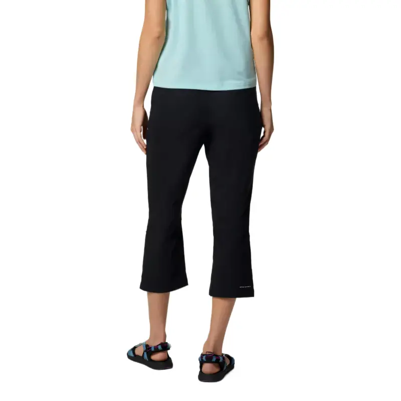 Columbia Leslie Falls Capris Omni-Shade Omni-Shield Release Casual Pants Women's Black-1