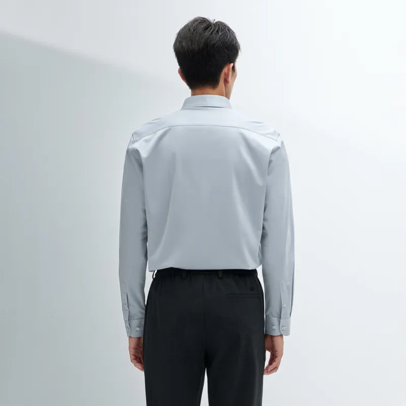 HLA Long Sleeved Fashion Shirt Men's-3