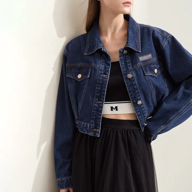 AMII Denim Jackets Women's-4