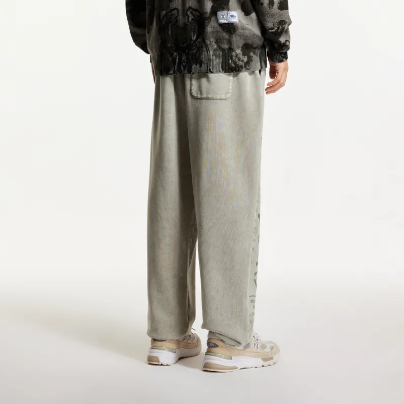 JACK JONES· x NBA Casual Pants Men's Sage Green-3
