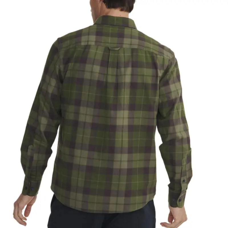 AIGLE Flanel Check Long Sleeve Shirt Men's-3
