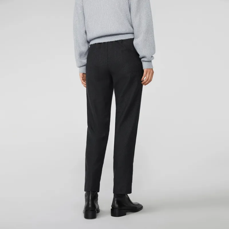 OVV Suit Trousers Women's Dark Gray Solid Color A7-3