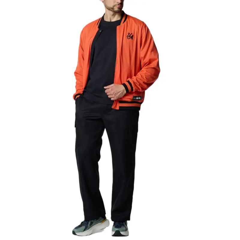 Under Armour Jacket Men's Army Green, Orange-5